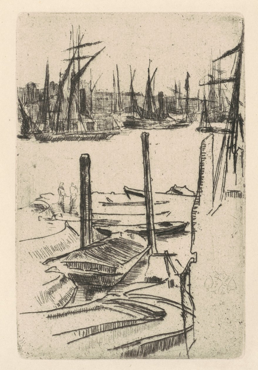 Den lilla poolen, 18761878. av James Abbott McNeill Whistler