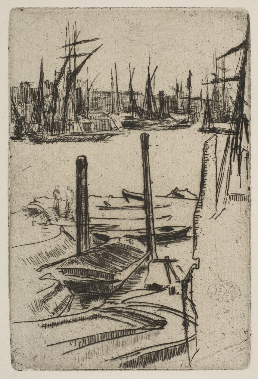 Den lilla poolen, [1879]. av James Abbott McNeill Whistler
