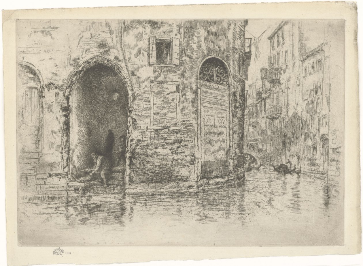 The Two Doorways. Första avsnittet från Venedig, del 2 (av 12) av James Abbott McNeill Whistler