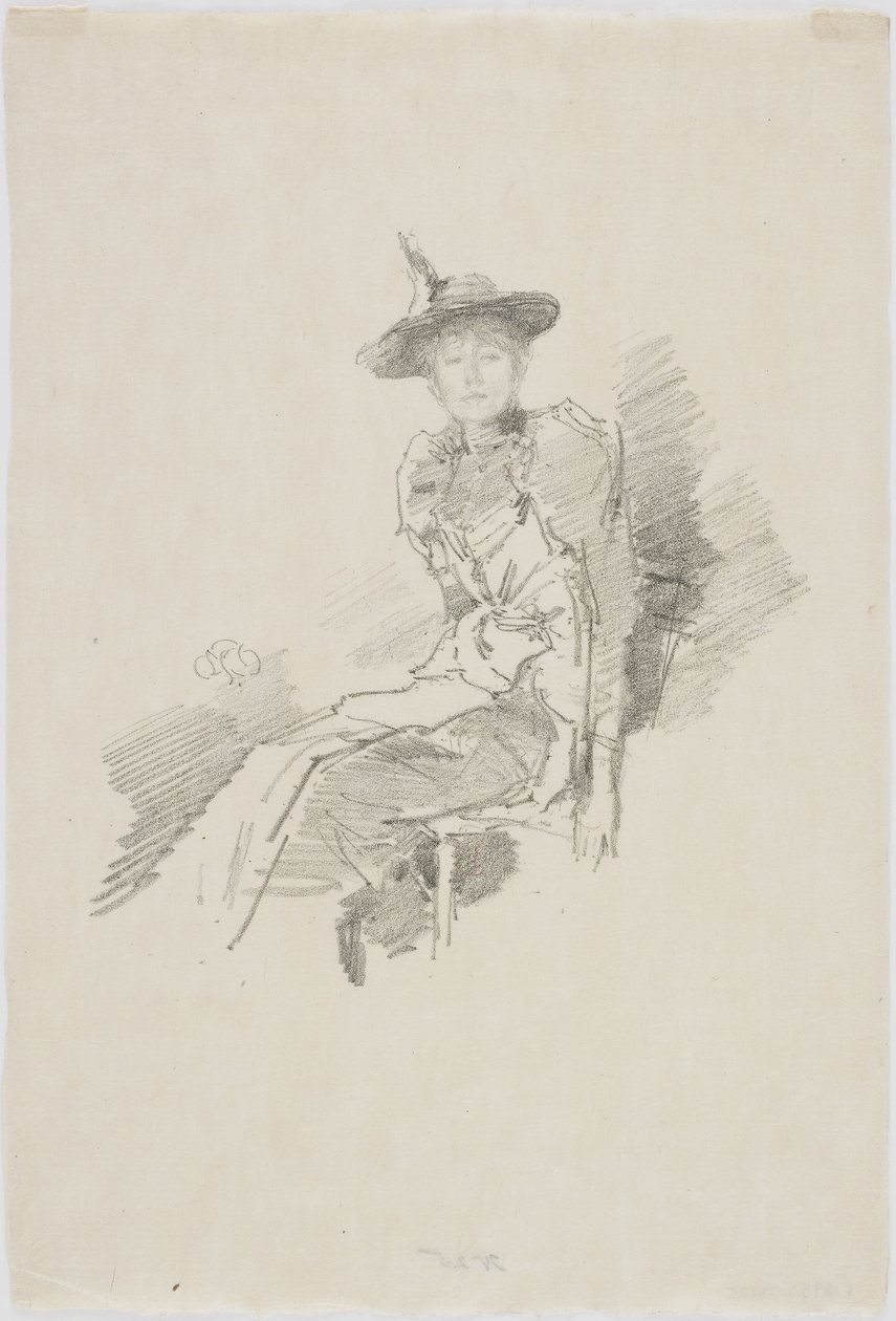 Den bevingade hatten, 1890 (litografi på papper) av James Abbott McNeill Whistler