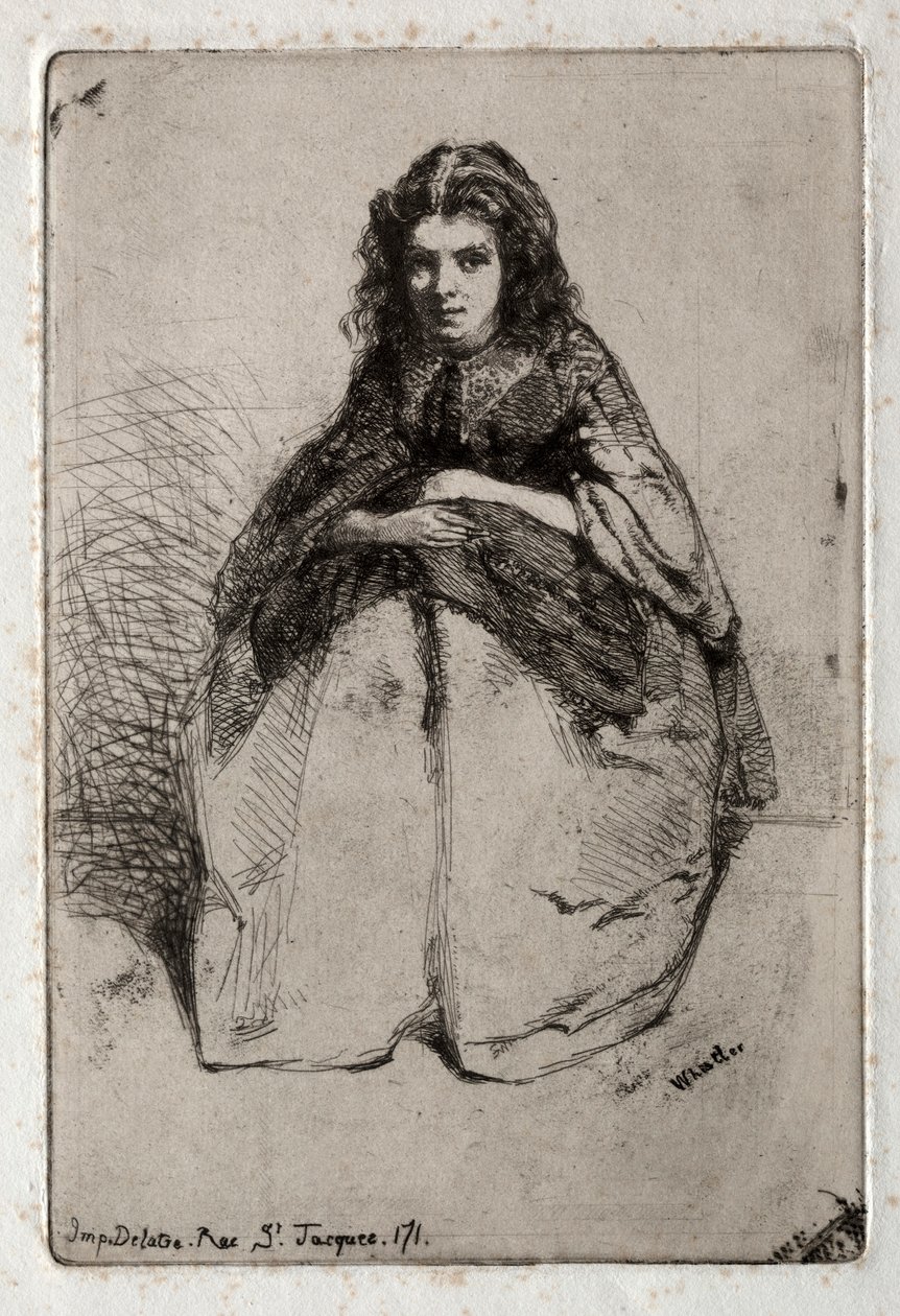 Tolv etsningar från naturen: Fumette, 1858. av James Abbott McNeill Whistler