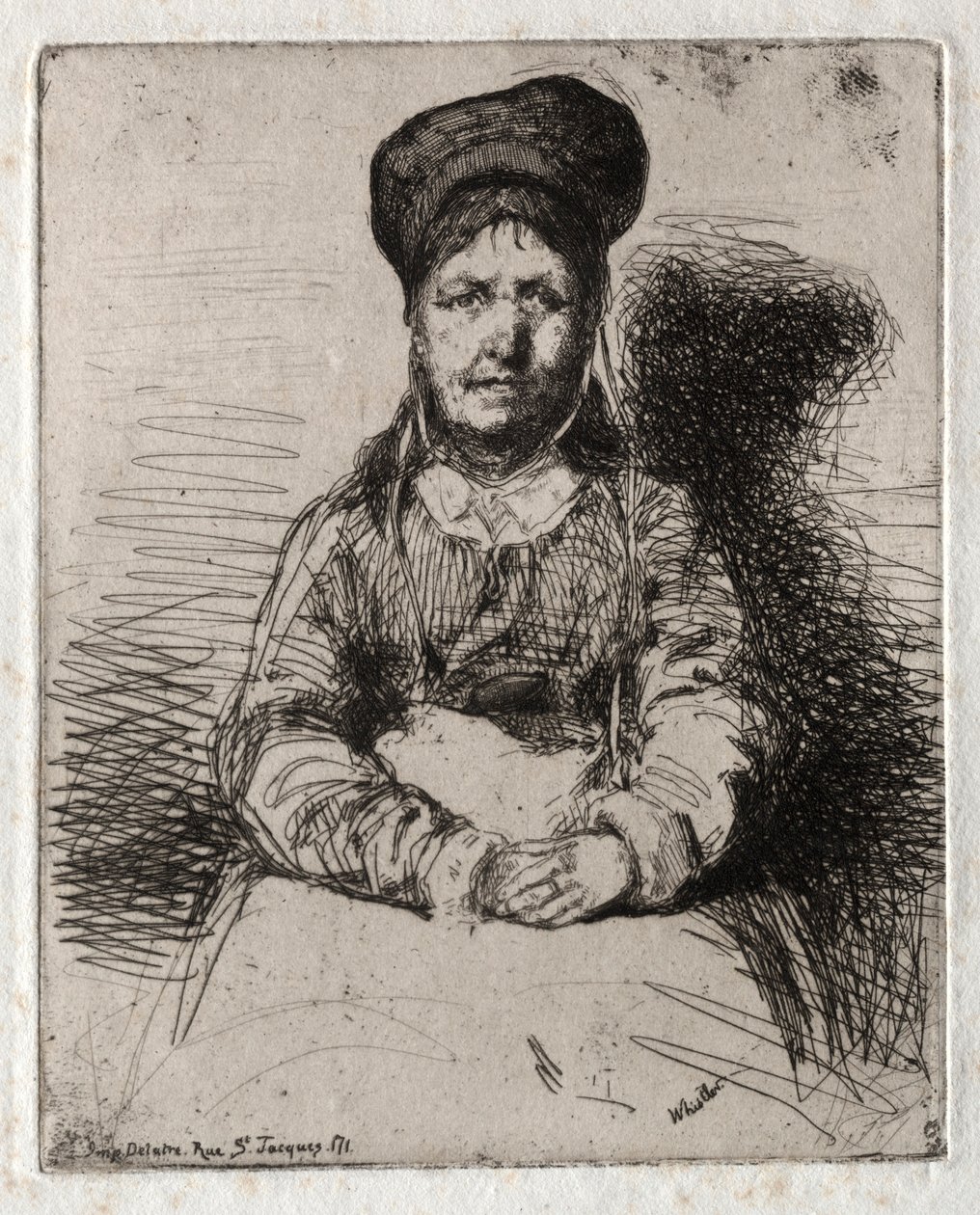 Tolv etsningar från naturen: La Rétameuse, 1858. av James Abbott McNeill Whistler