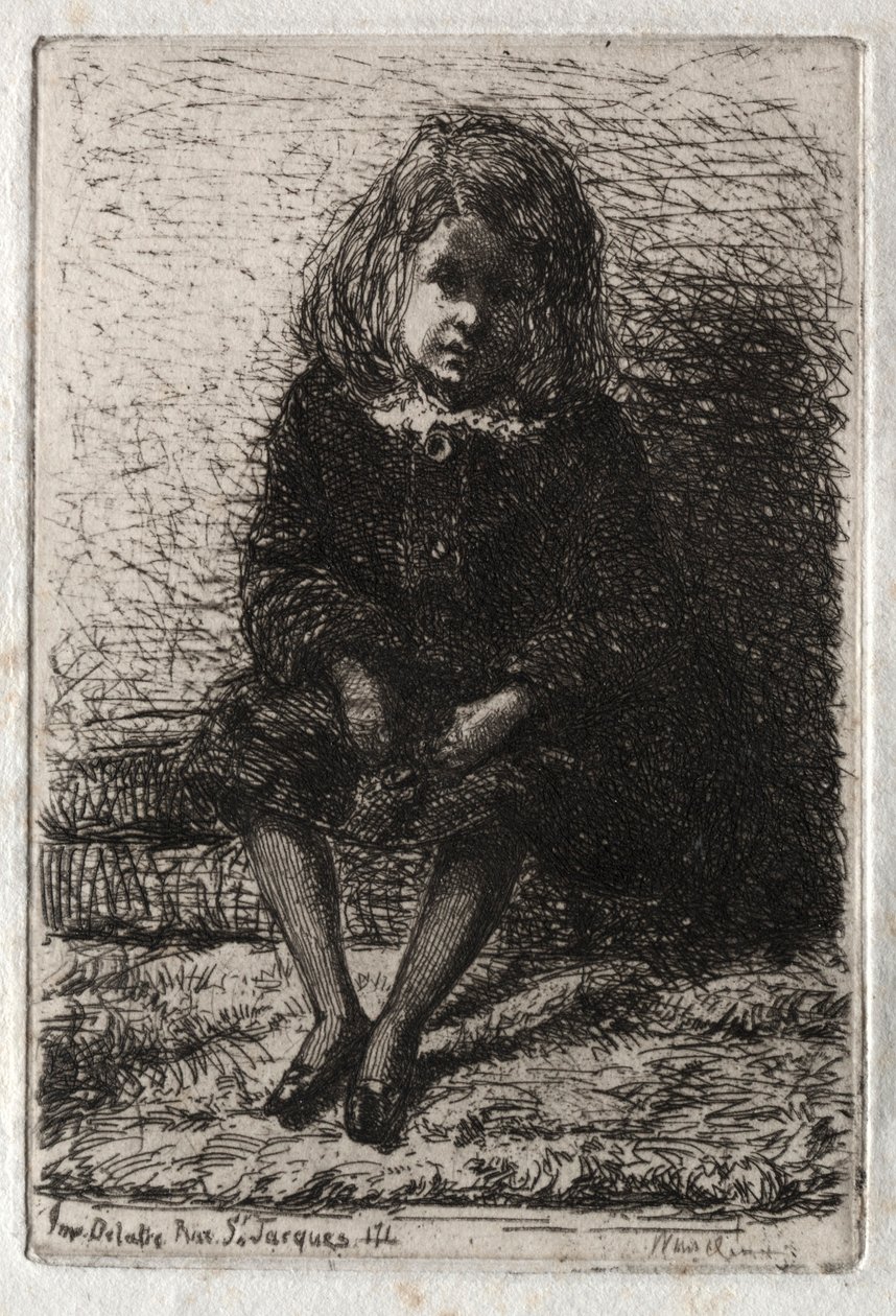 Tolv etsningar från naturen: Little Arthur, 1858. av James Abbott McNeill Whistler