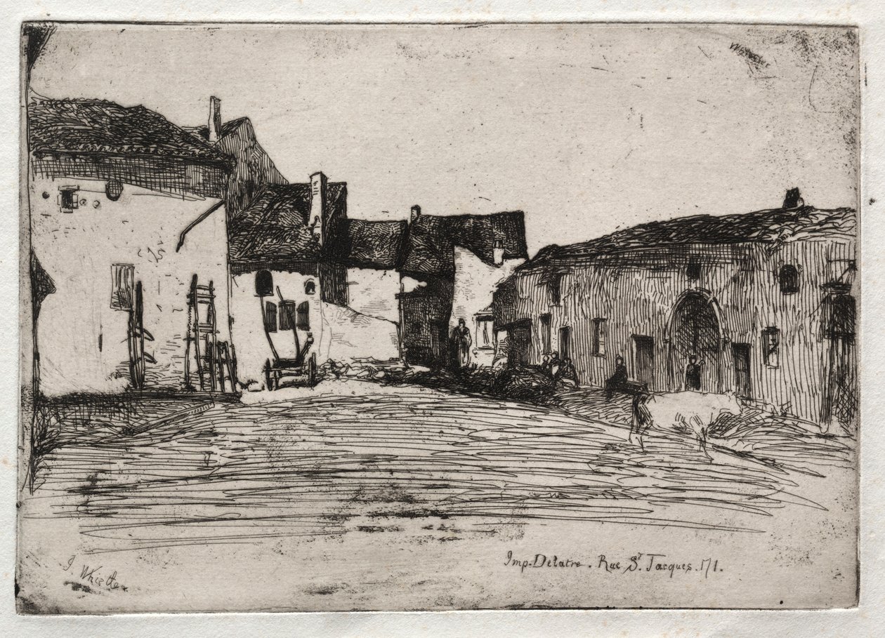 Tolv etsningar från naturen: Liverdun, 1858. av James Abbott McNeill Whistler