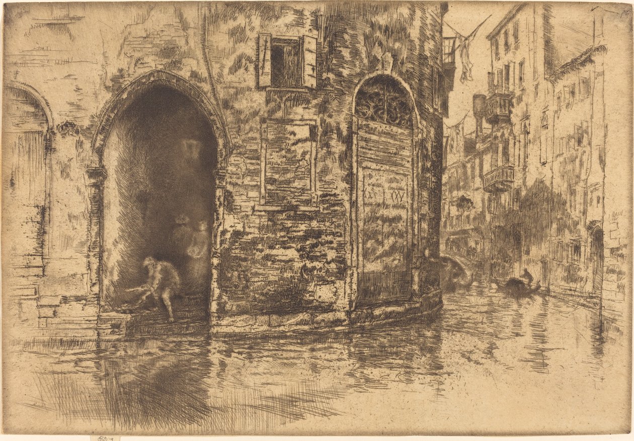 Två dörröppningar, 1880. av James Abbott McNeill Whistler