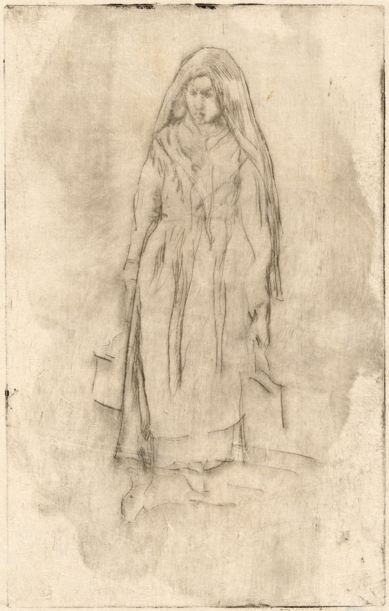 Venetiansk vattenbärare, 18791880. av James Abbott McNeill Whistler