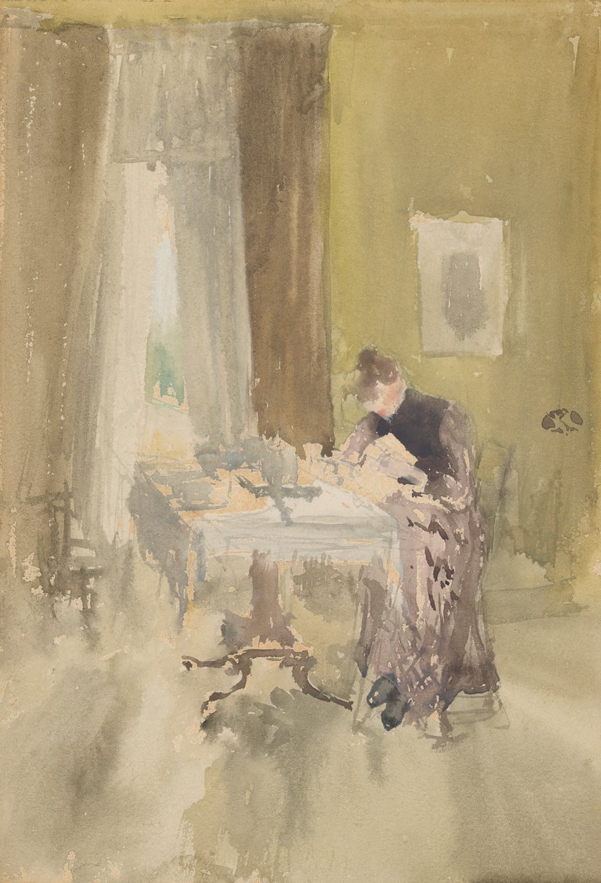 Violett och bärnsten - te, 1882-1884. av James Abbott McNeill Whistler