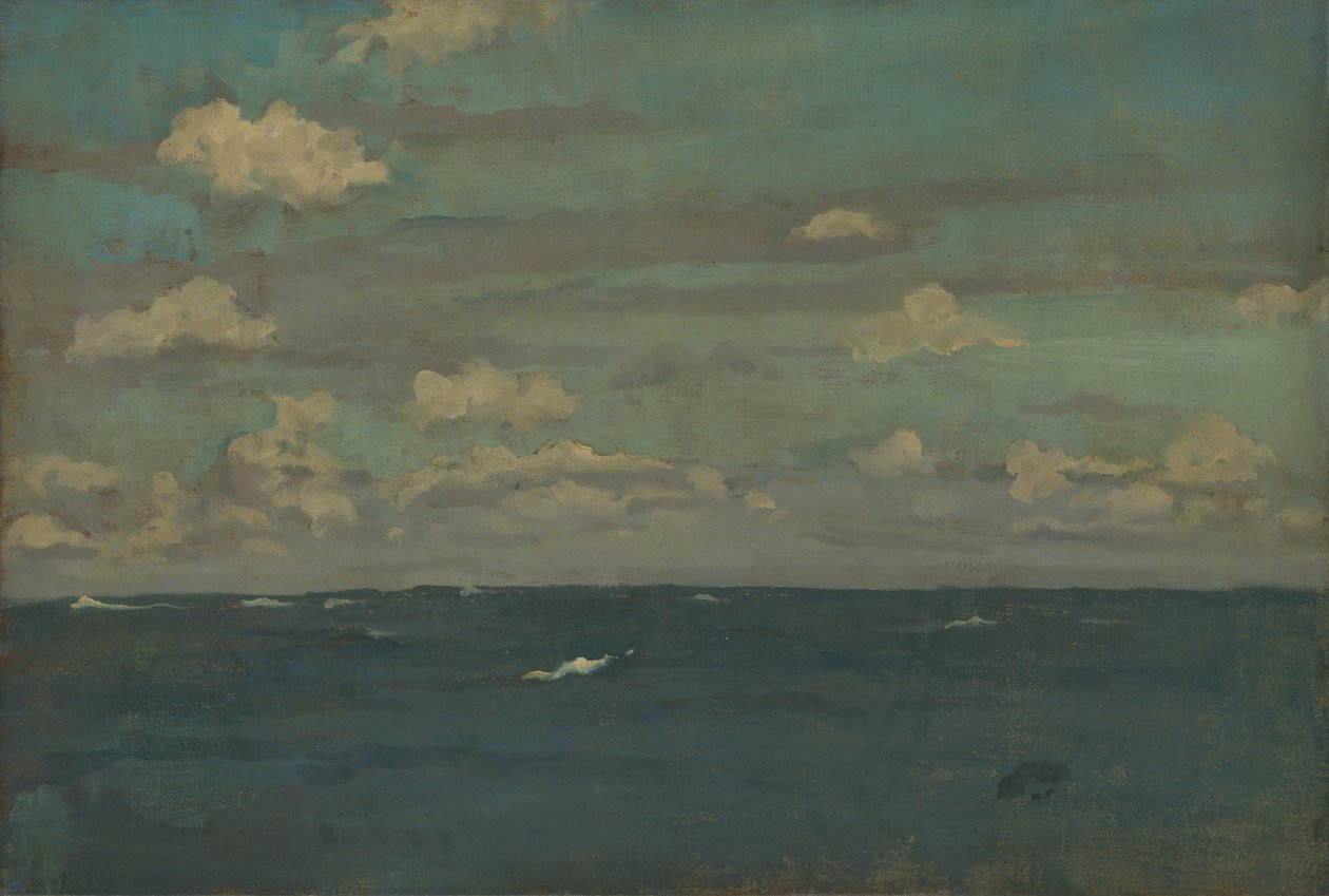 Violett och silver - The Deep Sea, 1893. av James Abbott McNeill Whistler