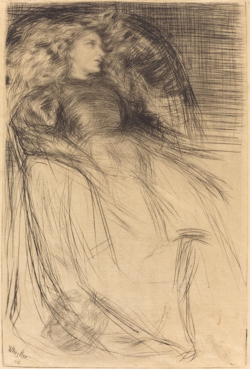 Trött, 1863. av James Abbott McNeill Whistler