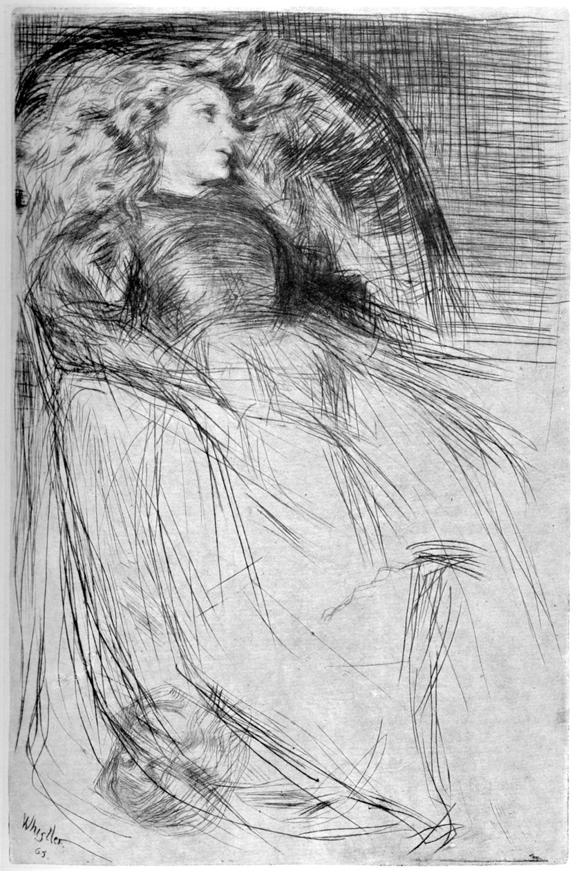 Trött, 1863 1904. av James Abbott McNeill Whistler