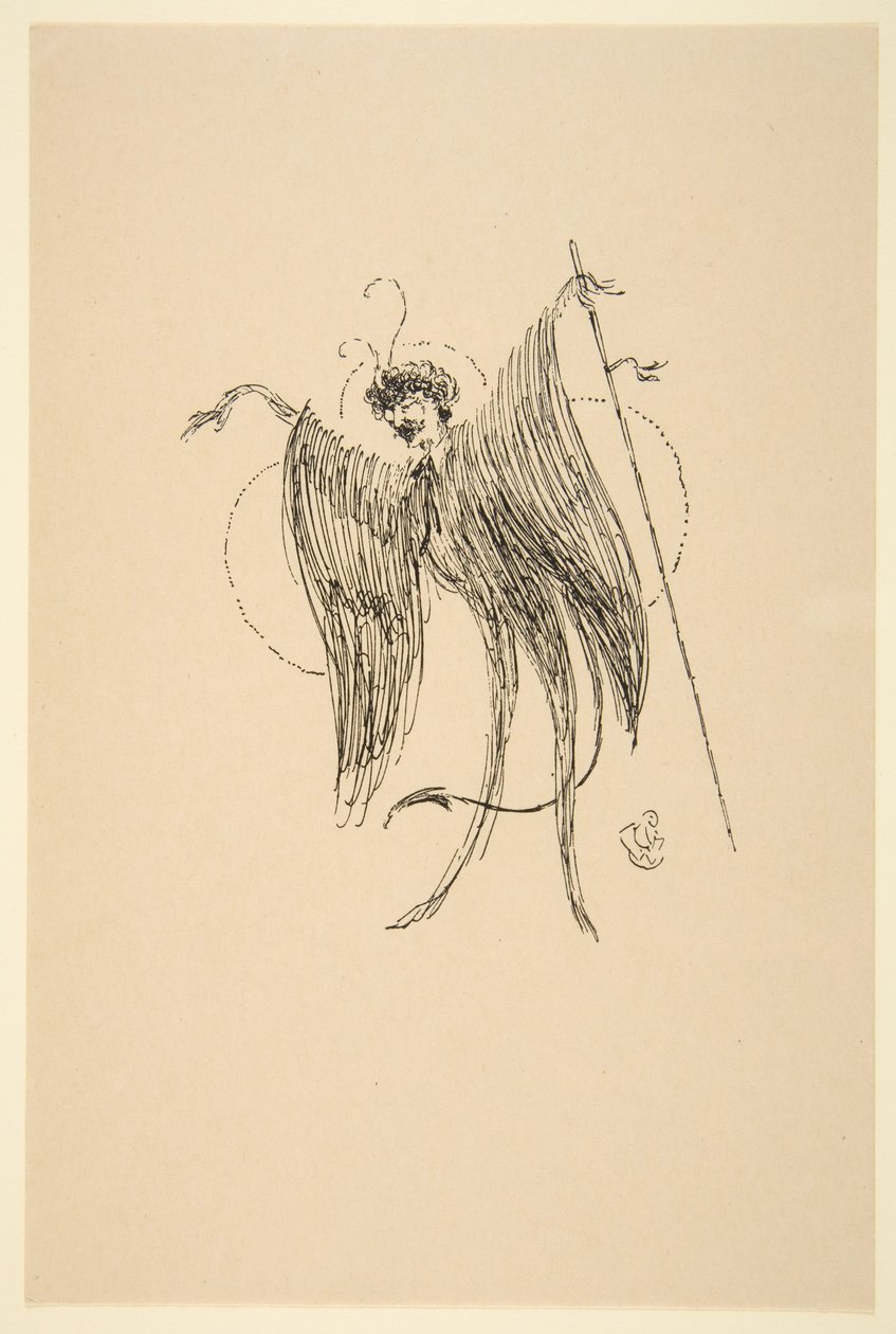 Whistler som fjäril, 1800- och 1900-talet. av James Abbott McNeill Whistler