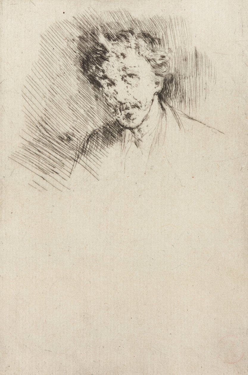 Whistler med det vita låset, 1879. av James Abbott McNeill Whistler