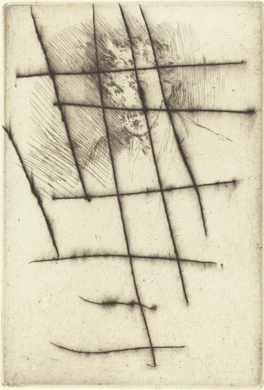 Whistler med det vita låset, 1879. av James Abbott McNeill Whistler