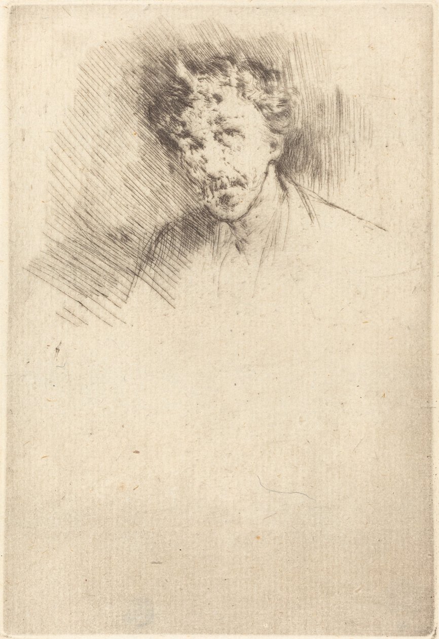 Whistler med det vita låset, 1879. av James Abbott McNeill Whistler