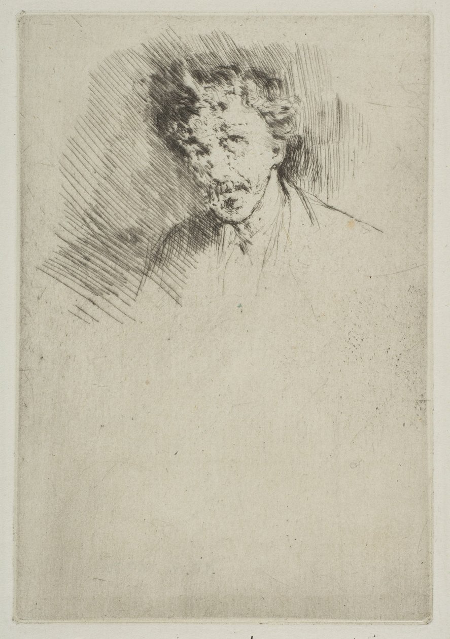 Whistler med det vita låset, 1879. av James Abbott McNeill Whistler