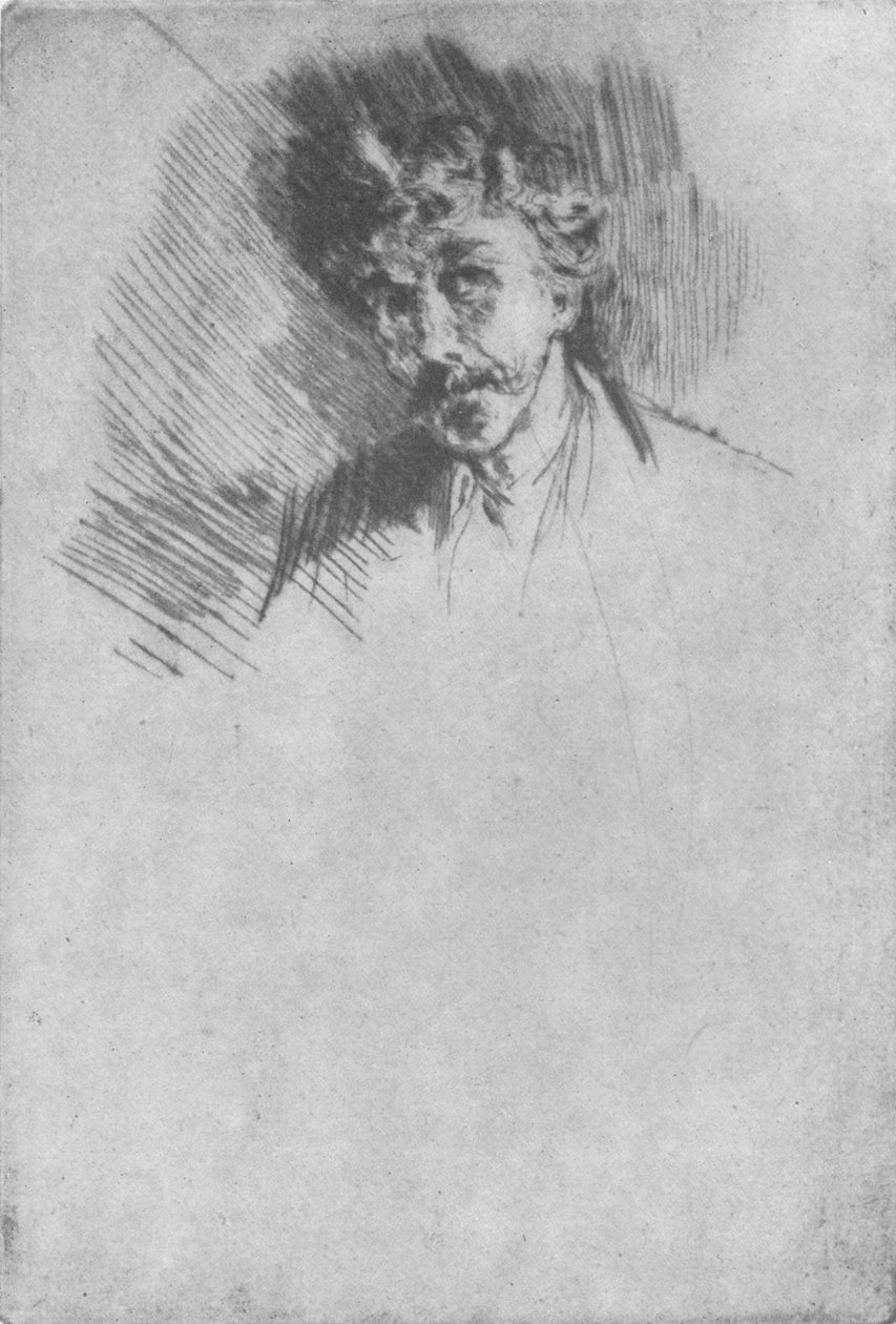 Whistler med det vita låset, 1879, 1904 av James Abbott McNeill Whistler