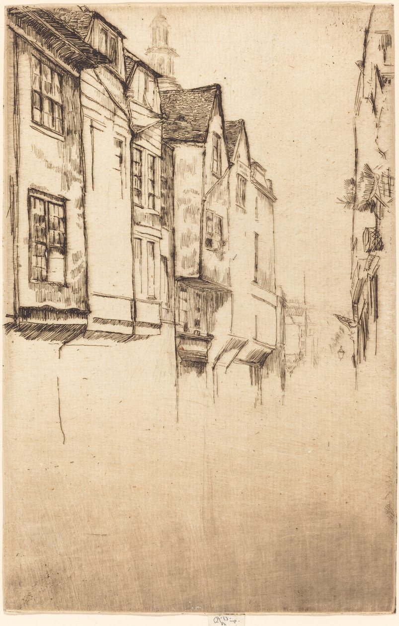 Storgatan, 1877. av James Abbott McNeill Whistler