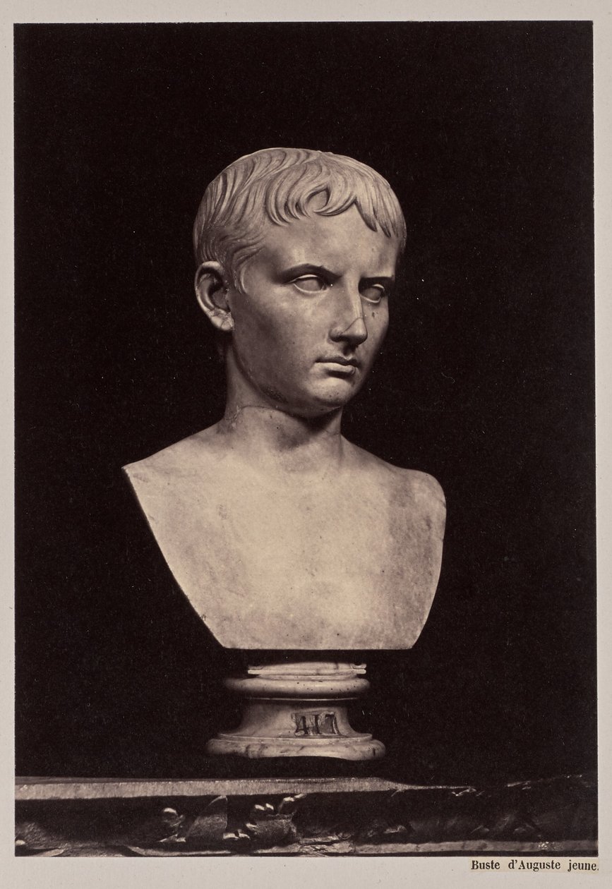 Byst av den unge Augustus av James Anderson