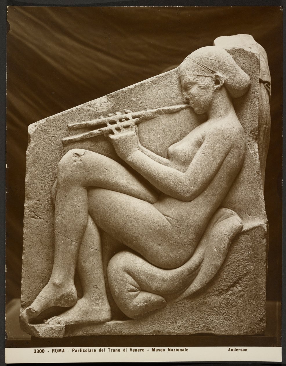Detalj, Venus tron, Nationalmuseum av James Anderson