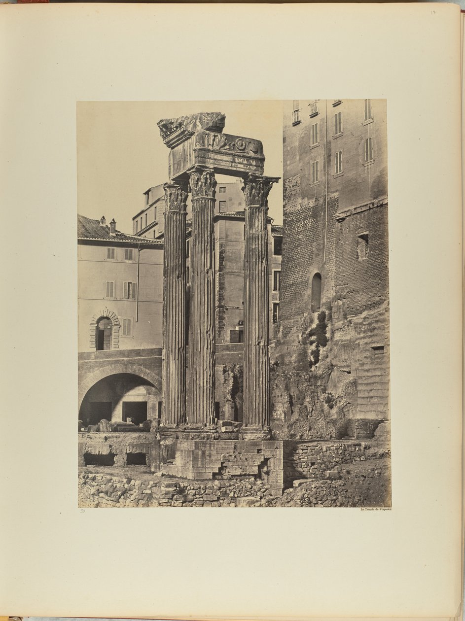 Vespasianus tempel av James Anderson