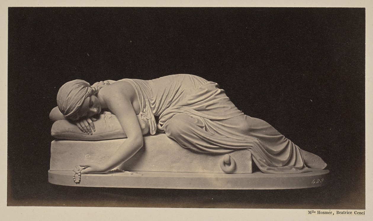 Mademoiselle Hosmer, Beatrice Cenci av James Anderson