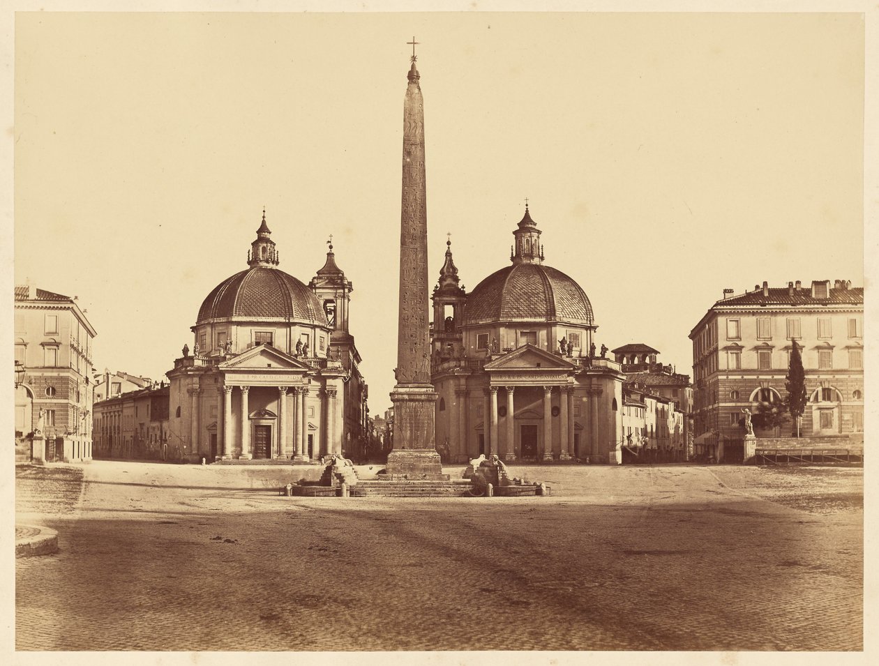 Utsikt över Piazza del Popolo av James Anderson