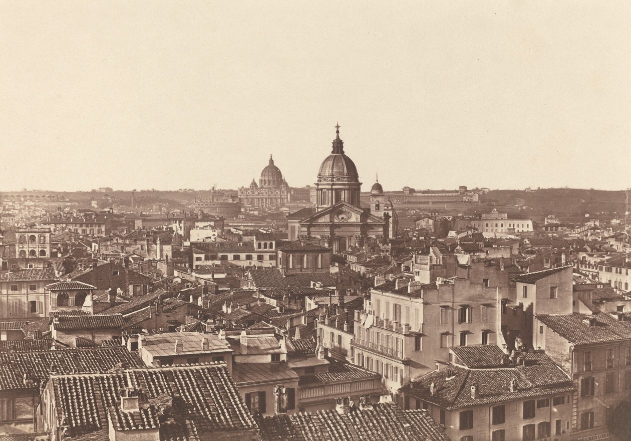 Utsikt över Rom, ca. 1855. av James Anderson