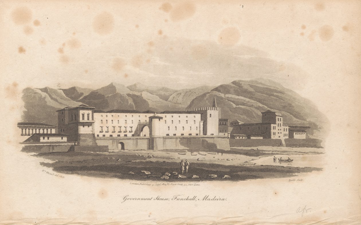 Regeringshuset, Funchal, Madeira av James Baily