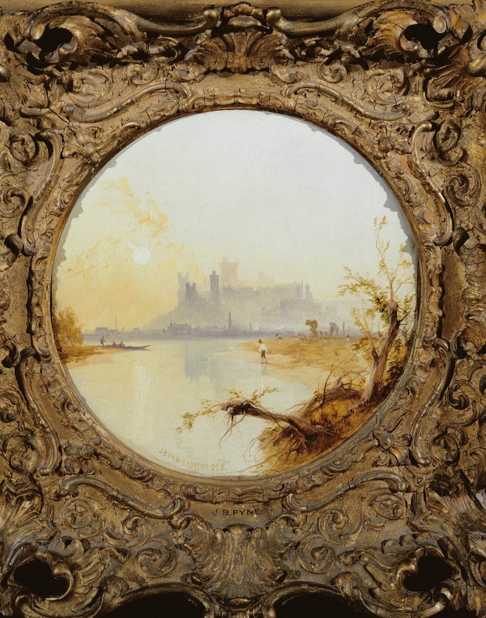 Utsikt över Windsor Castle från Themsen av James Baker Pyne