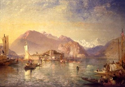 Isola Bella vid Lago Maggiore av James Baker Pyne