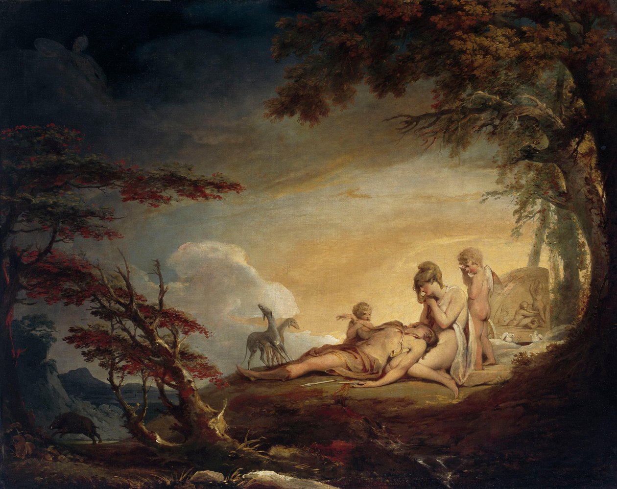 Adonis död av James Barry
