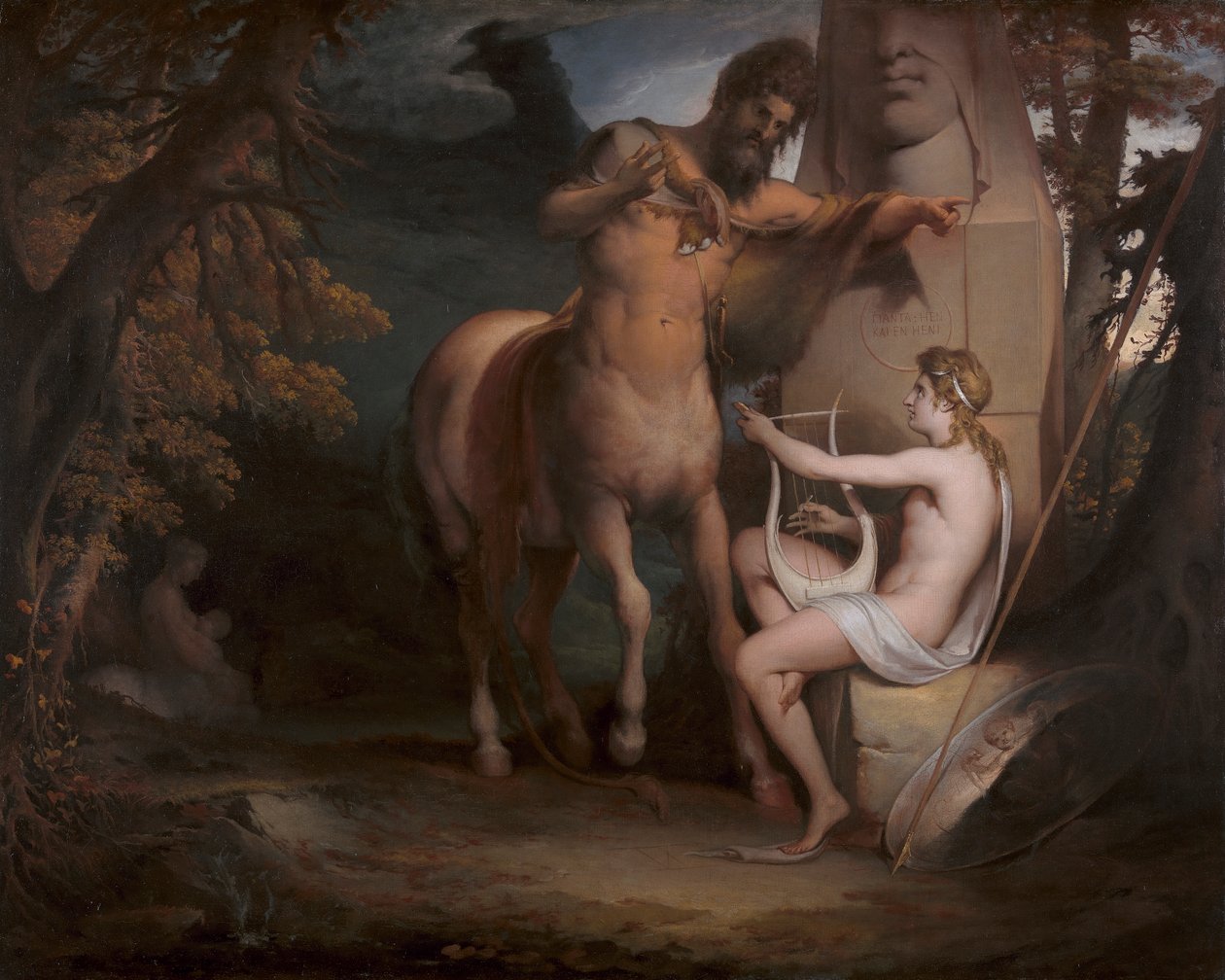 The Education of Achilles [1772, Royal Academy of Arts, London, utställningskatalog] av James Barry