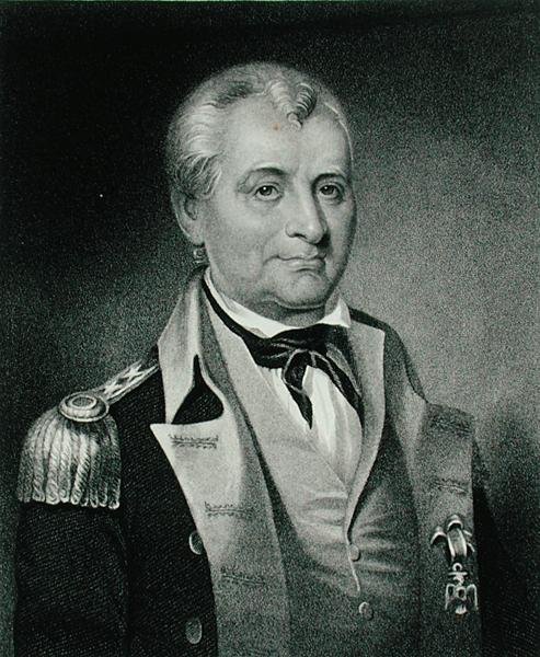 General Lachlan McIntosh (1727-1806), graverad av Henry Hoppner Meyer (1782-1847) (gravyr) av James Barton (after) Longacre