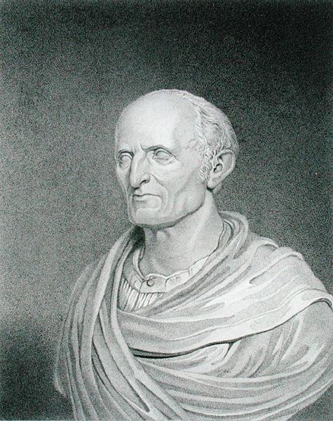 Nathaniel Bowditch (1773-1838), graverad av J. Gross efter Longacres teckning av bysten av John Frazee (1790-1852) (gravyr) av James Barton (after) Longacre