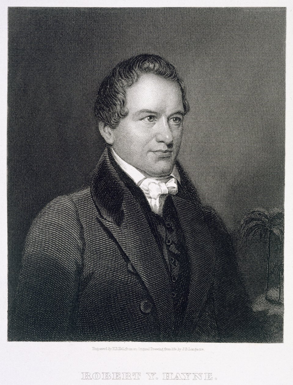 Robert Young Hayne (1791-1841) graverad av Henry Bryan Hall (1808-84) av James Barton Longacre