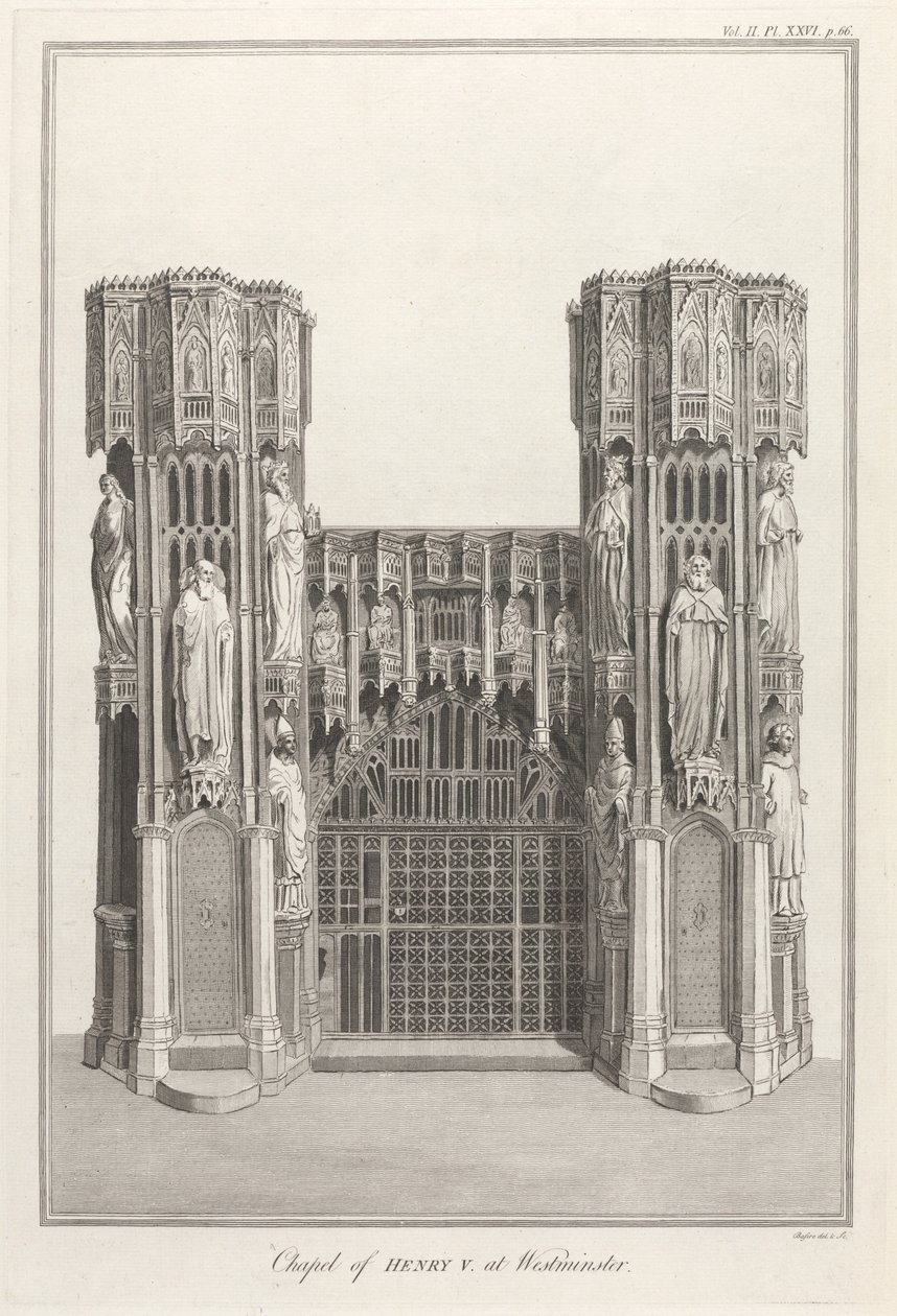 Henry V:s kapell i Westminster av James Basire