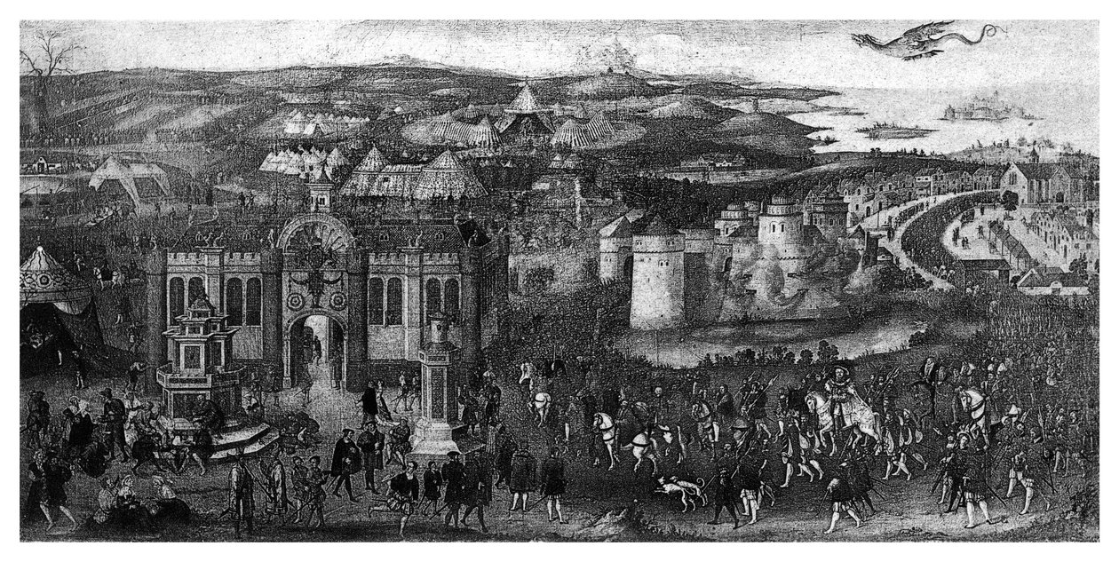 Guldtygets fält, 1520, 1896. av James Basire I