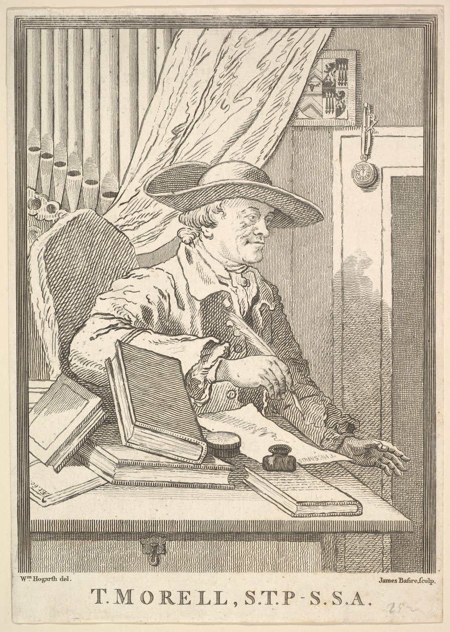 Thomas Morell, S.T.P.- S.S.A., februari 1762. av James Basire I