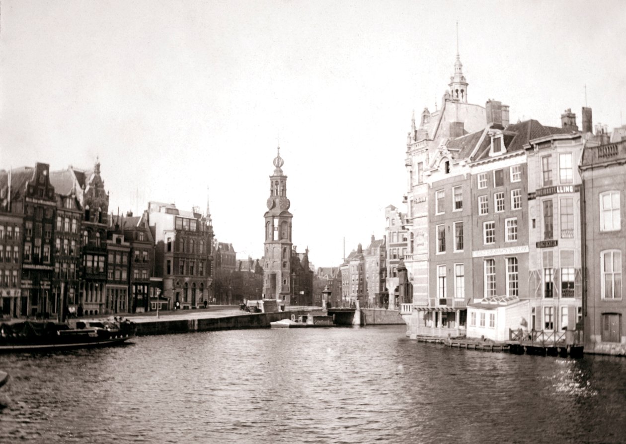 Kanalen, Amsterdam, 1898. av James Batkin