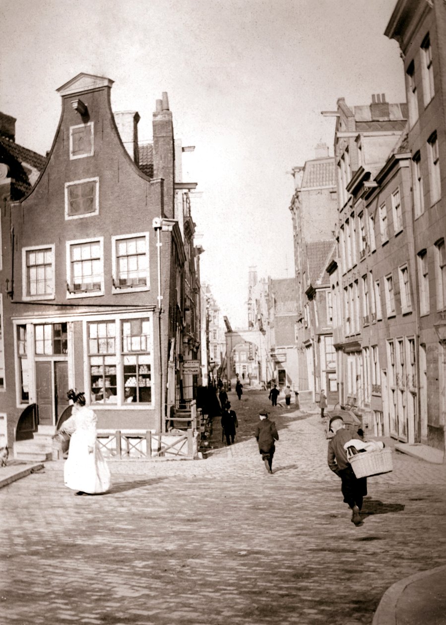 Gatubild, Rotterdam, 1898. av James Batkin