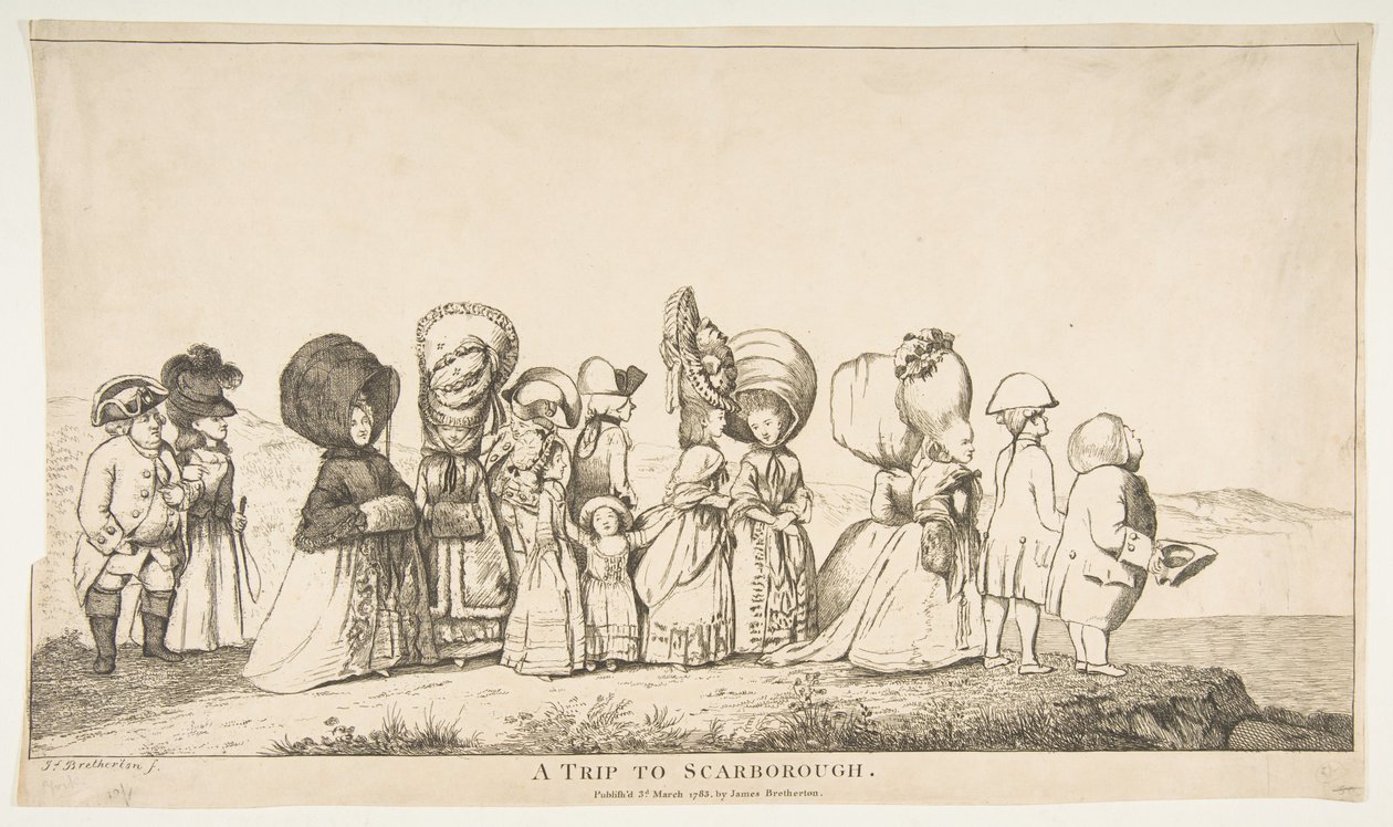 En resa till Scarborough, 3 mars 1783. av James Bretherton