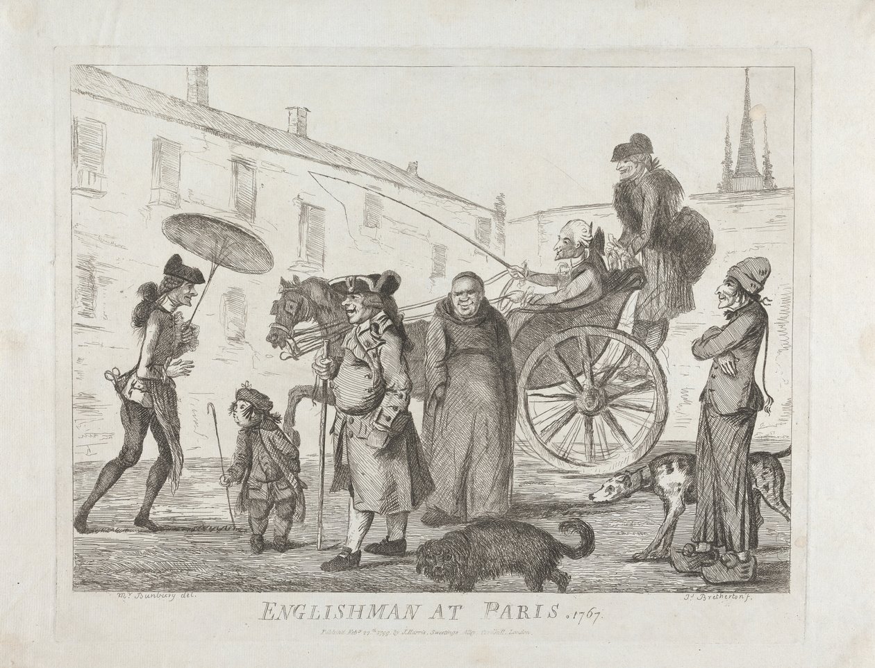 Engelsman i Paris, 1767 av James Bretherton