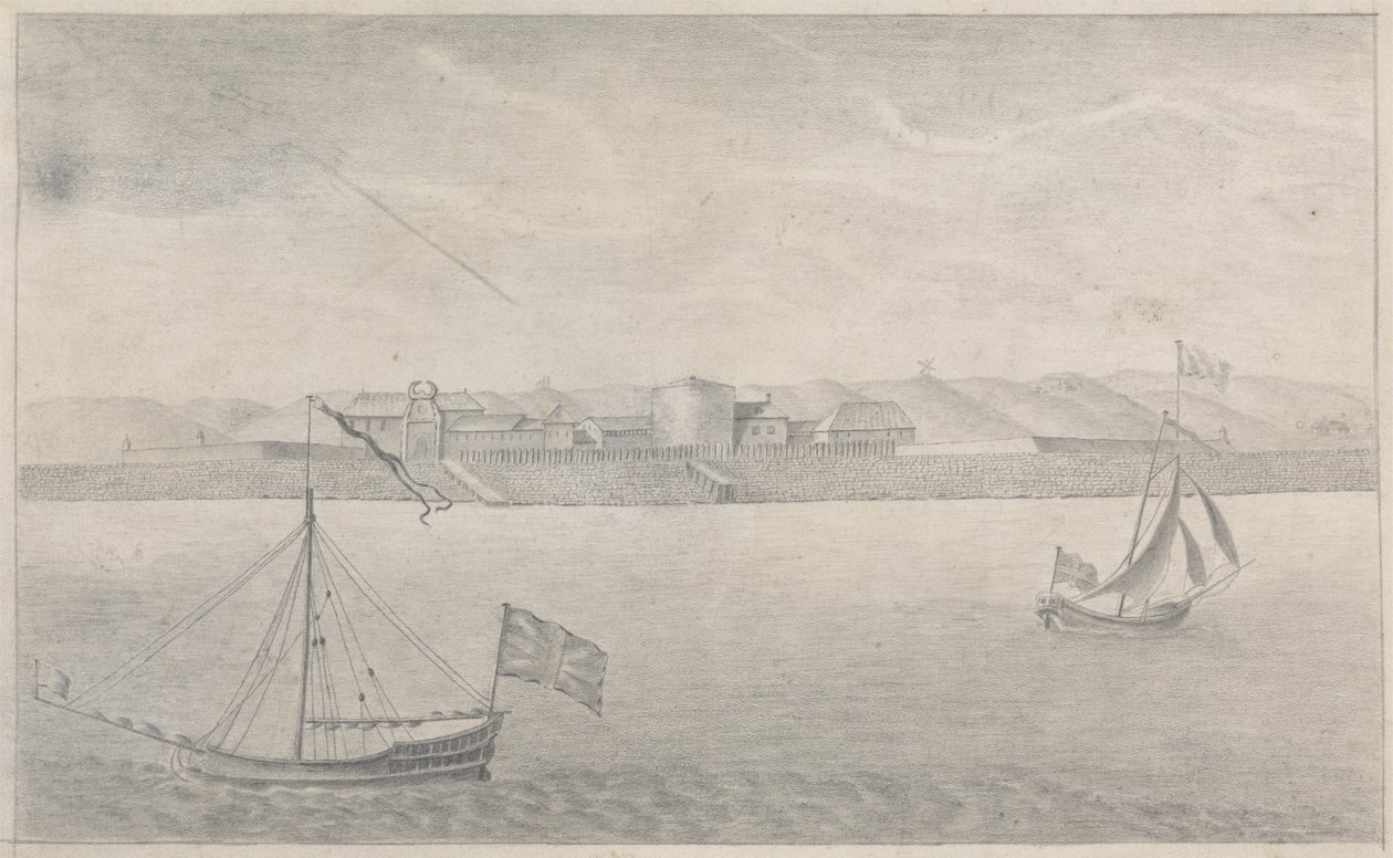 Båtar i en hamn av James Bruce