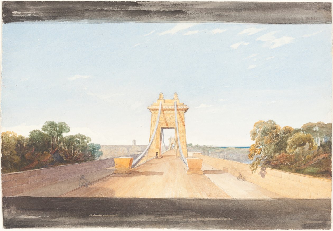 Clifton Suspension Bridge nära Bristol av James Bulwer
