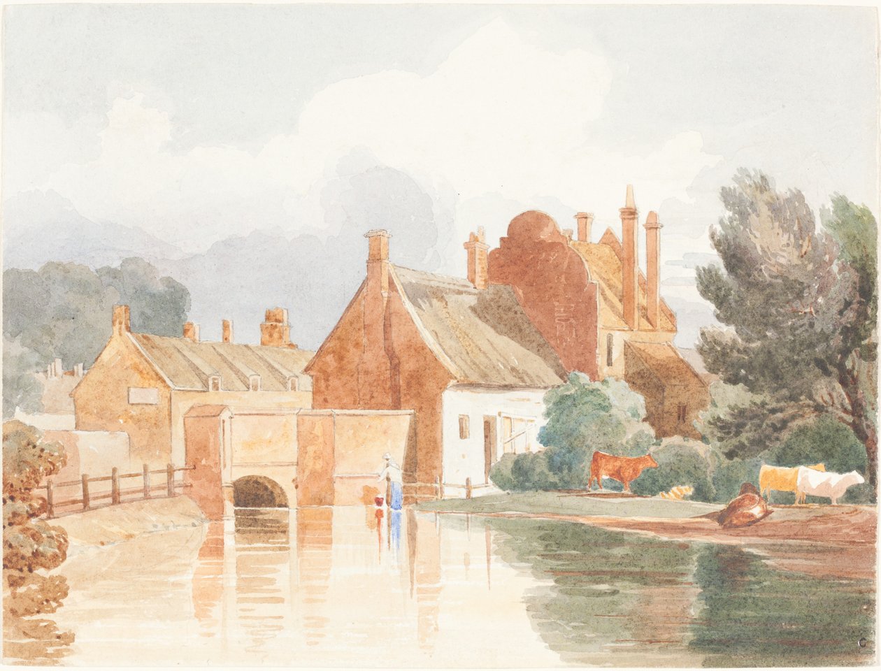 På Bure, nära Aylsham, Norfolk av James Bulwer