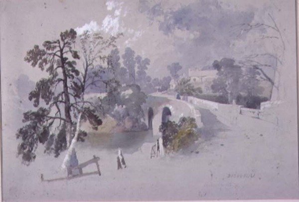Canonbie, Dumfriesshire (wc på papper) av James Burrell Smith