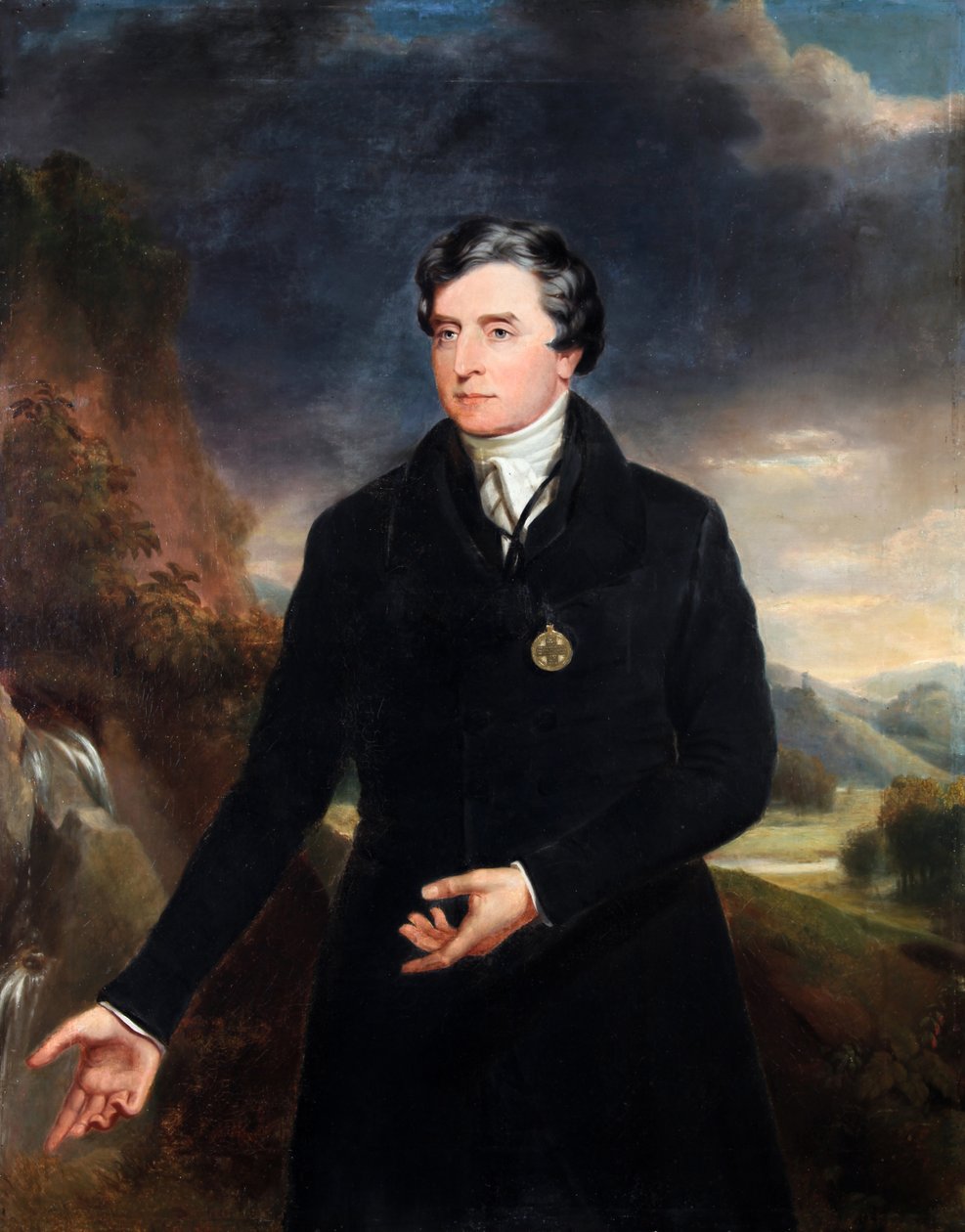 Porträtt av fader Theobald Mathew, ca 1840 av James Butler Brenan