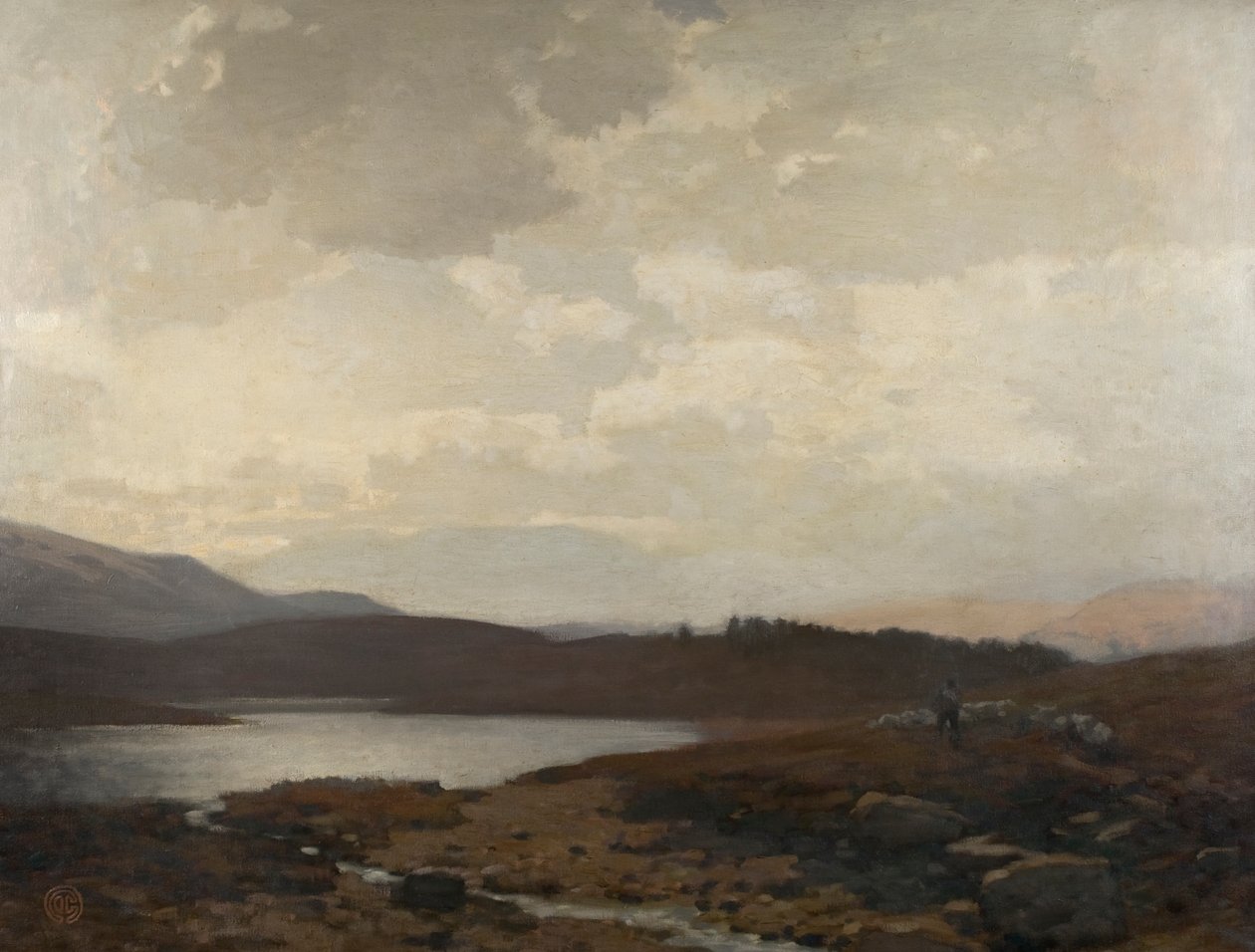 Dinnet Moor (olja på duk) av James Cadenhead