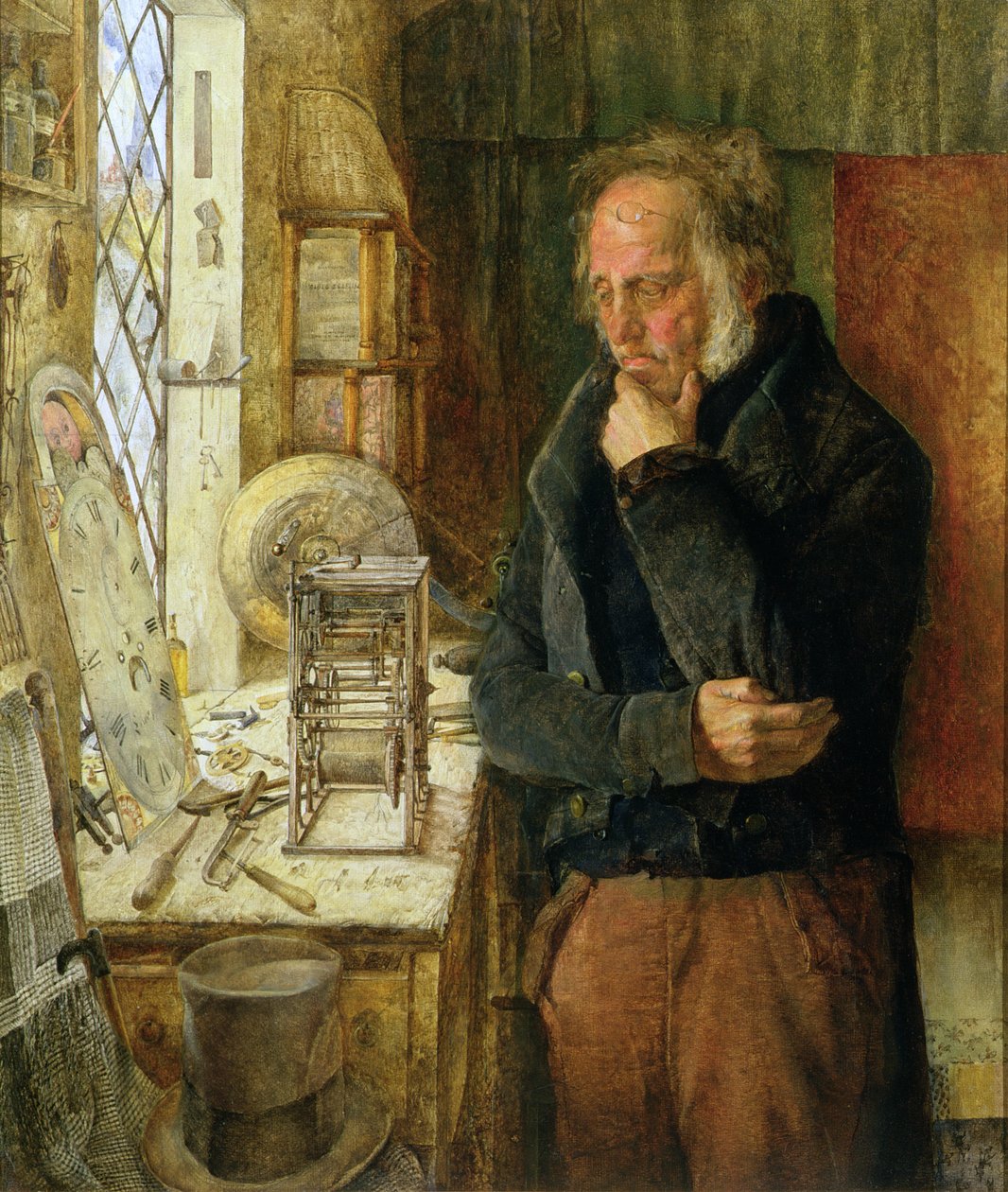 Vår byklockare löser ett problem, c.1859 av James Campbell