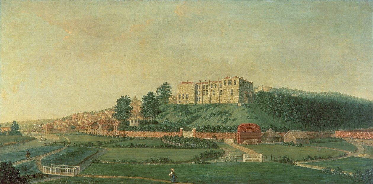 Arundel slott från öster, c.1770 av James Canter